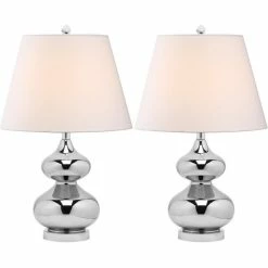 Cheap 😍 Hawthorne Collections Hawthorne Collection Double Gourd Glass Lamp (Set Of 2) ✔️
