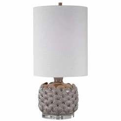 Brand new ⭐ Uttermost Bondi Coastal Buffet Lamp In Light Gray 🧨