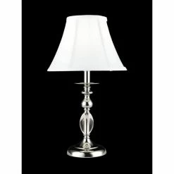 Wholesale 🔔 Allora Crystal Table Lamp In Polished Nickel 🤩 -Safavieh Shop 2109383 2 L