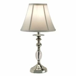 Wholesale 🔔 Allora Crystal Table Lamp In Polished Nickel 🤩
