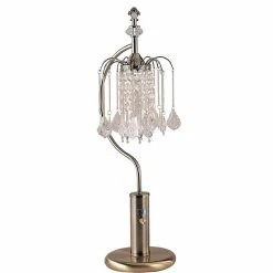 New 😀 ORE International 27 Inches Traditional Metal Table Lamp In Antique Brass 🌟