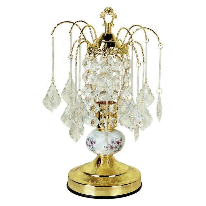 Buy 🔥 ORE International 15" Traditional Ceramic Table Lamp With Ceramic Decor In Gold 🎉 - Image 2