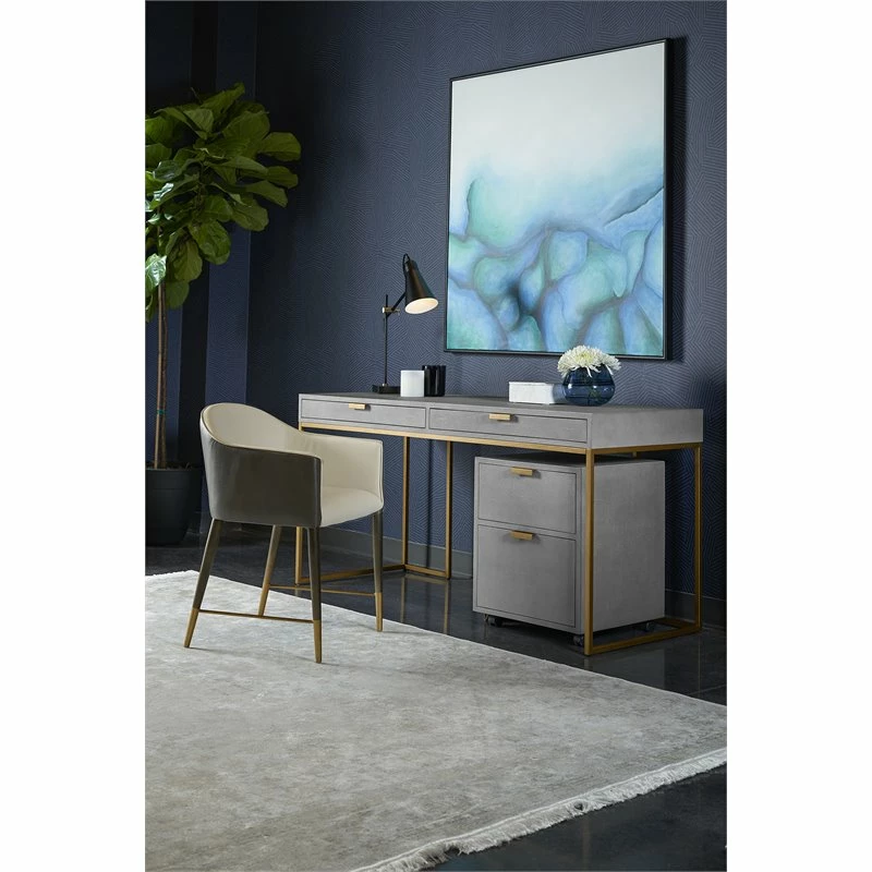 Cheapest 🎁 Sunpan Gino 23" Mid-Century Metal And Granite Table Lamp In Black ⌛ - Image 2