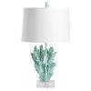 Outlet π Crestview Collection Coral Table Lamp Blue Resin 13x14x24.5" Coastal Style π₯ 2 Outlet π Crestview Collection Coral Table Lamp Blue Resin 13x14x24.5" Coastal Style π₯ -Safavieh Shop 2200518 5 L