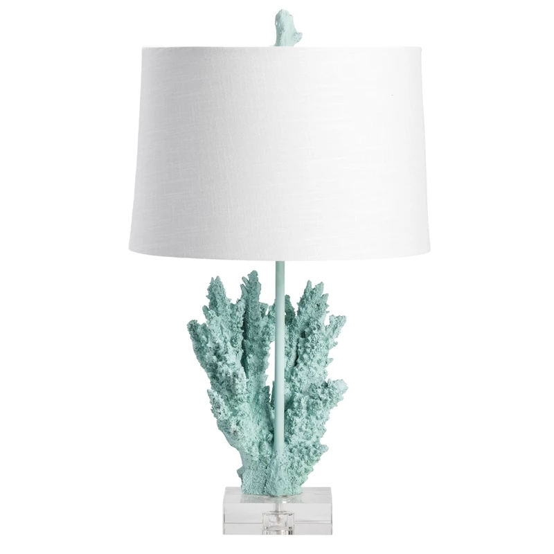 Outlet π Crestview Collection Coral Table Lamp Blue Resin 13x14x24.5" Coastal Style π₯ 3 Outlet π Crestview Collection Coral Table Lamp Blue Resin 13x14x24.5" Coastal Style π₯