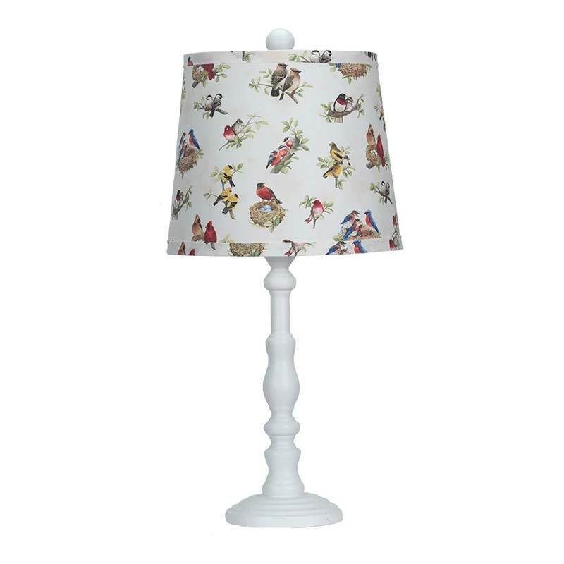 Coupon β€οΈ HomeRoots 10" Traditional Resin Table Lamp With Birds Printed Shade In White π 4 Coupon β€οΈ HomeRoots 10" Traditional Resin Table Lamp With Birds Printed Shade In White π - Image 2