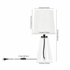Flash Sale π€© Henn&Hart 7" Seeded Glass Metal/Glass/Fabric Mini Lamp π 21 Flash Sale π€© Henn&Hart 7" Seeded Glass Metal/Glass/Fabric Mini Lamp π -Safavieh Shop 2242060 9 L