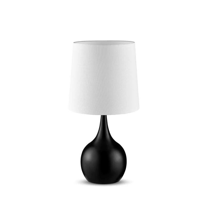 Cheapest โค๏ธ ORE International 23 Inch Niyor Powder Black Mid-Century Modern Touch On Metal Table Lamp ๐ - Image 2