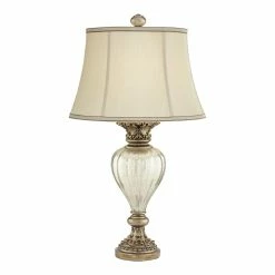 Brand new 🎁 Pacific Coast Lighting Montebello Mercury Traditional Glass Table Lamp In Bronze ✔️