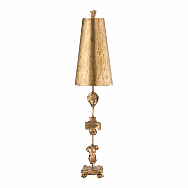 Cheap ๐คฉ Lucas McKearn Fragment Traditional Resin Table Lamp In Gold Leaf ๐