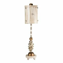 Promo 😉 Lucas McKearn Pome Traditional Resin Table Lamp In Cream And Gold 🎁