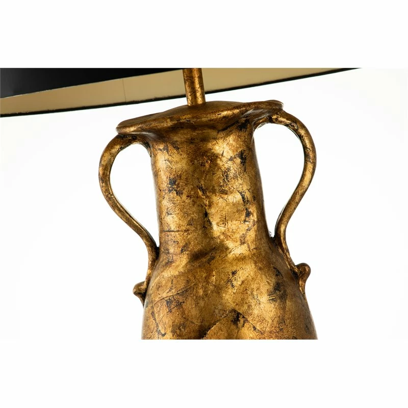 Hot Sale ๐ Lucas McKearn Villere Traditional Metal Table Lamp In Antique Gold/Black ๐ - Image 4