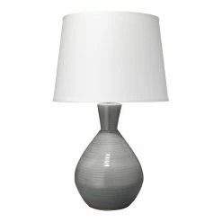 Hot Sale ✨ Jamie Young Co Ash Perfect Coastal Ceramic Table Lamp In Gray 🎉