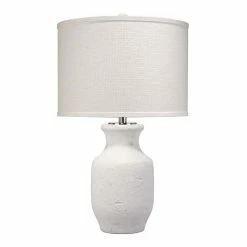 Outlet 😀 Jamie Young Co Gilbert Traditional Ceramic Table Lamp In White 😀