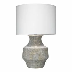 Flash Sale 🧨 Jamie Young Co Masonry Coastal Ceramic Table Lamp In Gray Finish 🤩