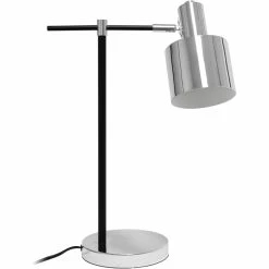 Best Pirce ❤️ All The Rages Lalia Home Iron Mid Century Table Lamp In Chrome 🧨