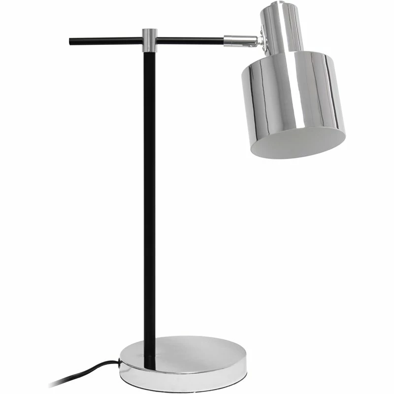 Best Pirce ❤️ All The Rages Lalia Home Iron Mid Century Table Lamp In Chrome 🧨