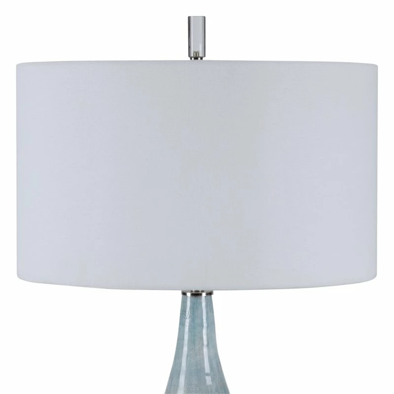 Buy ๐ Bowery Hill Contemporary Coastal Table Lamp In Aqua And Teal ๐ - Image 3