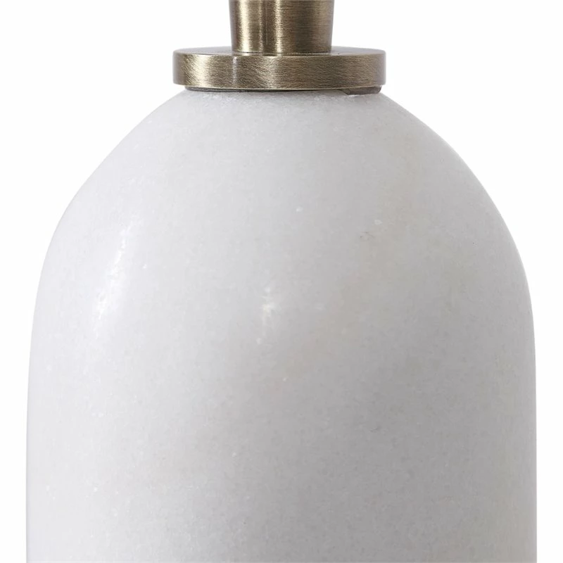 Brand new ๐ Bowery Hill Modern Mid-Century Buffet Lamp In Antique Brass ๐ - Image 8