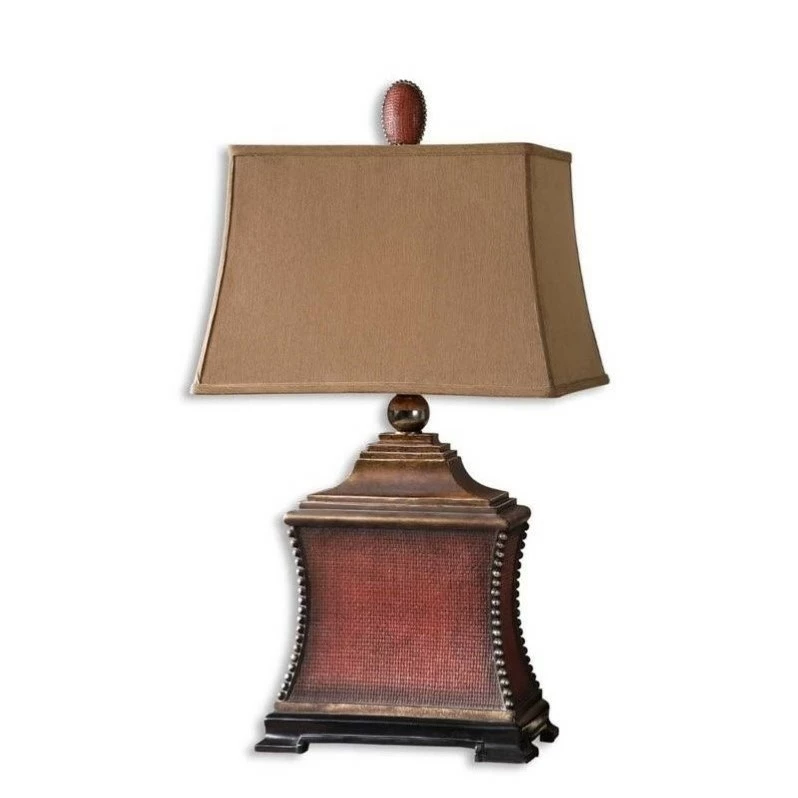 Discount ๐งจ Bowery Hill Contemporary Aged Red Table Lamp ๐ฅ