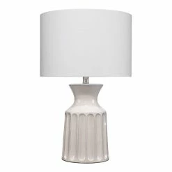 Best reviews of 💯 J&D Designs Addison Coastal Style Ceramic Table Lamp In Off-White Finish 🎁