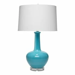 Deals 😉 Eden Home Traditional Ceramic Table Lamp With Drum Shade In Blue/White 🌟