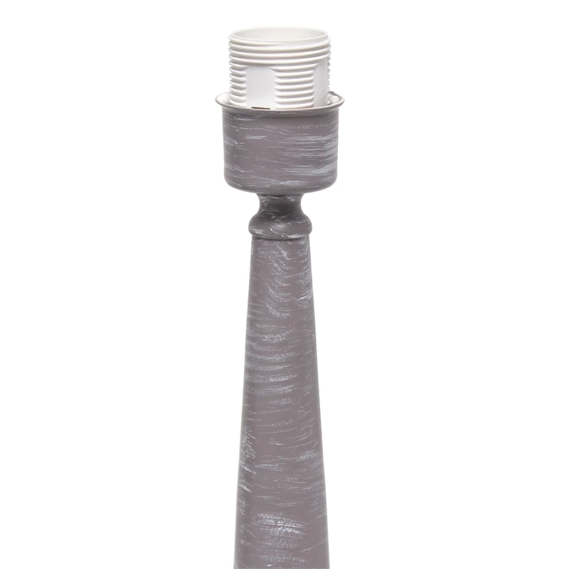 Promo ✨ All The Rages Simple Designs Traditional Candlestick Table Lamp Gray Wash ⌛ - Image 9