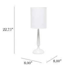 Buy π₯ All The Rages Simple Designs Traditional Candlestick Table Lamp White β 13 Buy π₯ All The Rages Simple Designs Traditional Candlestick Table Lamp White β -Safavieh Shop 2494204 2 L