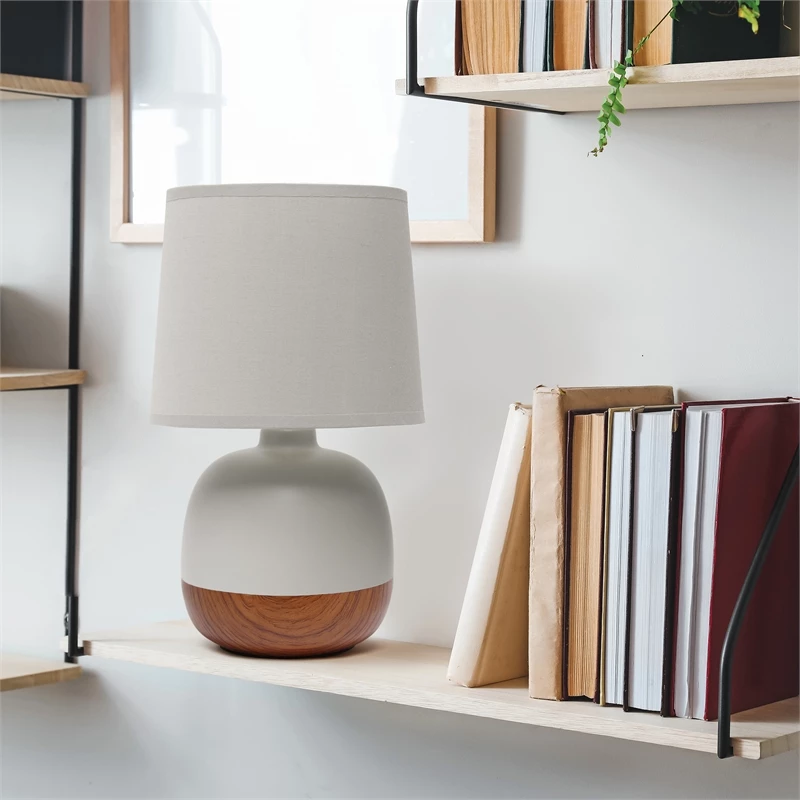 Brand new π€© All The Rages Simple Designs Petite Mid Century Table Lamp Dark Wood And Light Gray π 10 Brand new π€© All The Rages Simple Designs Petite Mid Century Table Lamp Dark Wood And Light Gray π - Image 8