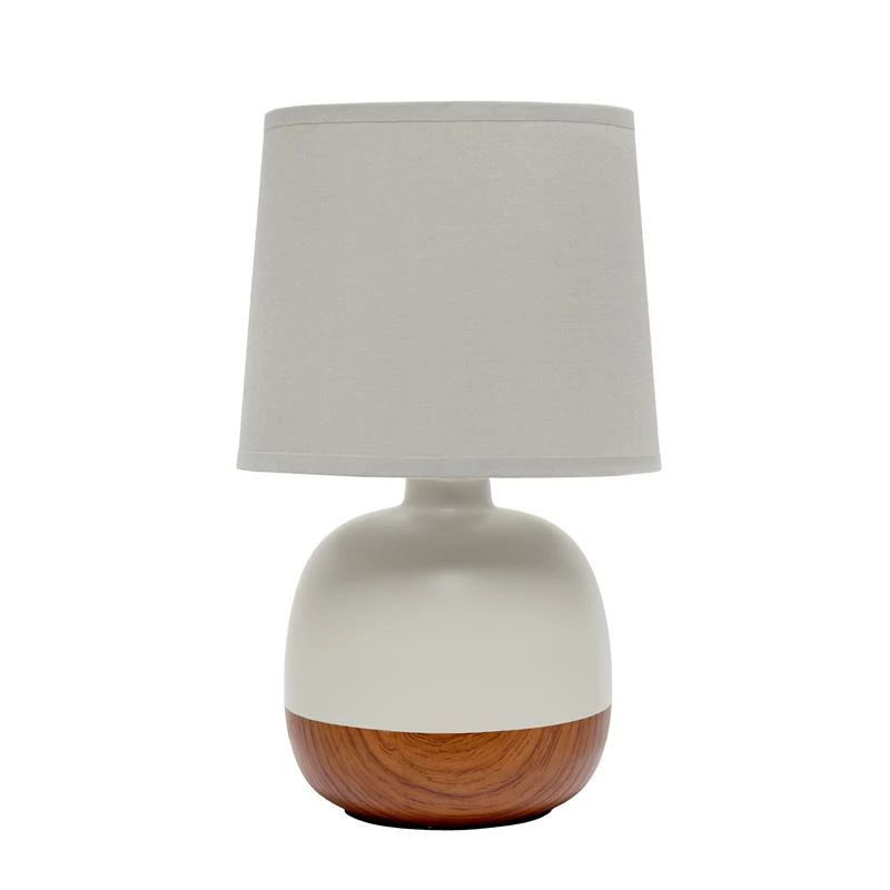 Brand new π€© All The Rages Simple Designs Petite Mid Century Table Lamp Dark Wood And Light Gray π 4 Brand new π€© All The Rages Simple Designs Petite Mid Century Table Lamp Dark Wood And Light Gray π - Image 2