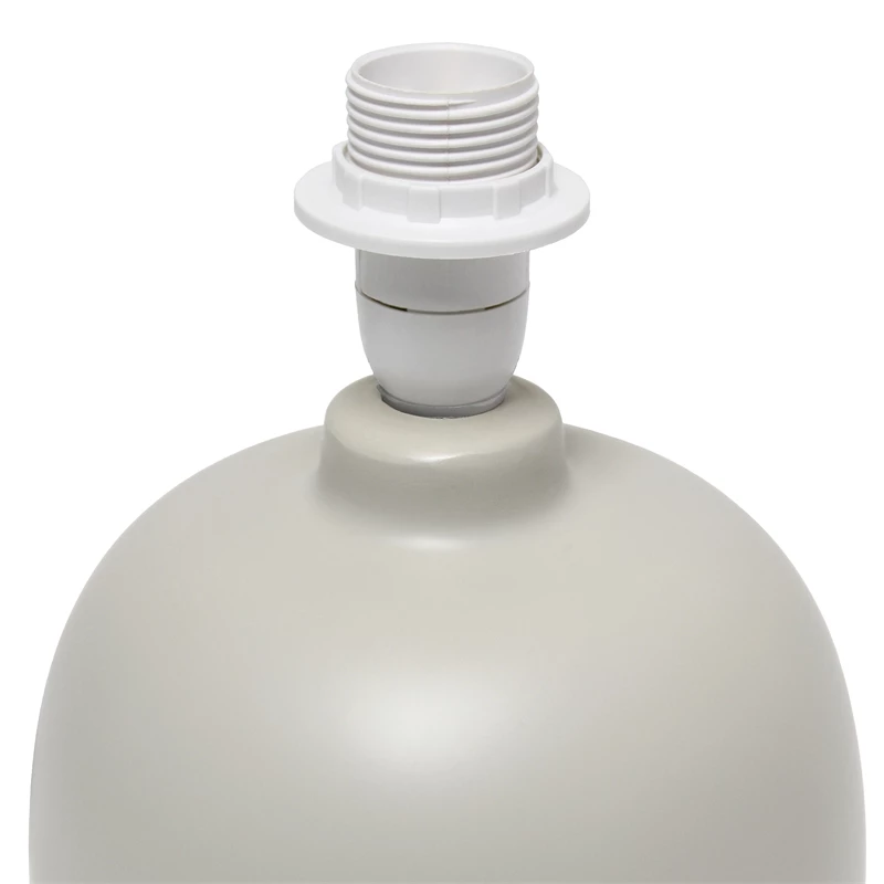 Outlet โญ All The Rages Simple Designs Petite Mid Century Table Lamp Light Wood And Light Gray ๐ - Image 6