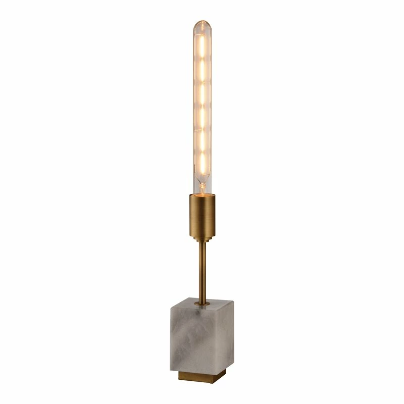 Promo β American Home Classic Katharine 1-Light Mid-Century Marble Table Lamp In White 𧨠3 Promo β American Home Classic Katharine 1-Light Mid-Century Marble Table Lamp In White π§¨
