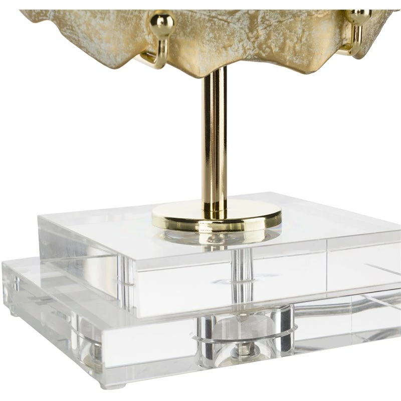 Cheapest โ Surya Olson 1-Light Linen And Crystal Table Lamp In Natural/Off White ๐ - Image 4