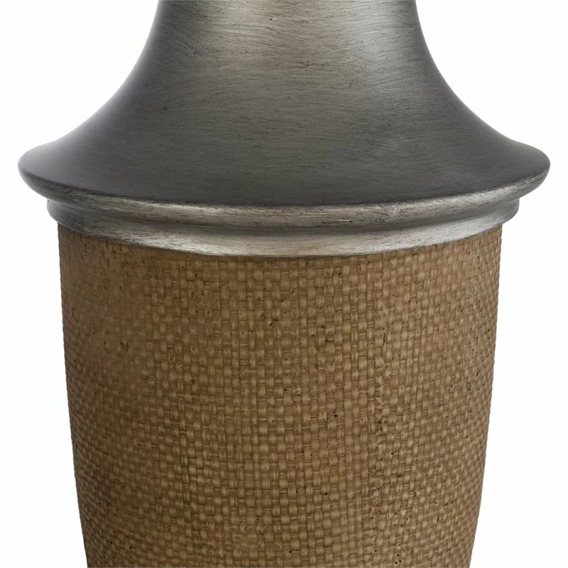 Budget ๐งจ Surya Bizzy 1-Light Traditional Linen And Metal Table Lamp In Multi-Color ๐ - Image 2