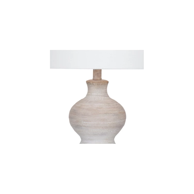 Discount ๐ Bassett Mirror Sandy Table Lamp In White Ceramic ๐ - Image 2