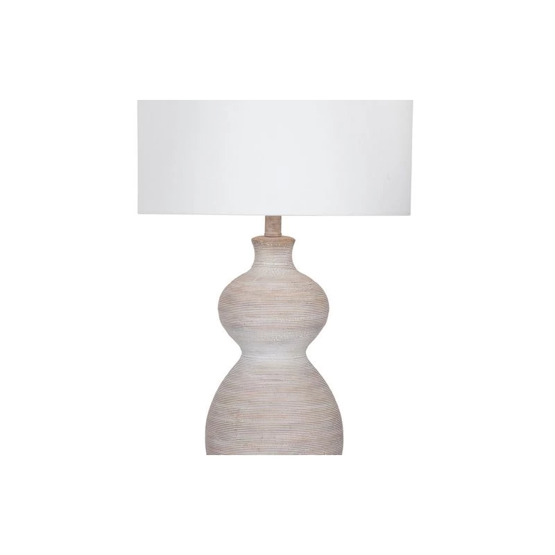 Discount ๐ Bassett Mirror Sandy Table Lamp In White Ceramic ๐ - Image 4