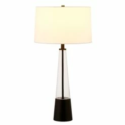 Hot Sale π Allora Mid Century Glass Cylinder Table Lamp With Black Metal Accents π₯ 17 Hot Sale π Allora Mid Century Glass Cylinder Table Lamp With Black Metal Accents π₯ -Safavieh Shop 2575686 1 L