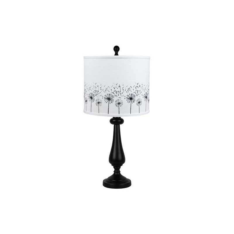 Flash Sale ๐ HomeRoots 'Black Candlestick Whimsical Dandelion Shade Table Lamp โ๏ธ - Image 4