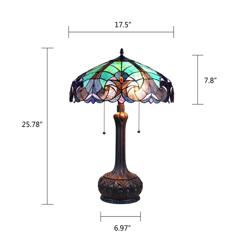 Outlet β Chloe Lighting Victorian Liaison 2-Light Metal Table Lamp In Antique Dark Bronze 𧨠5 Outlet β Chloe Lighting Victorian Liaison 2-Light Metal Table Lamp In Antique Dark Bronze 𧨠- Image 3