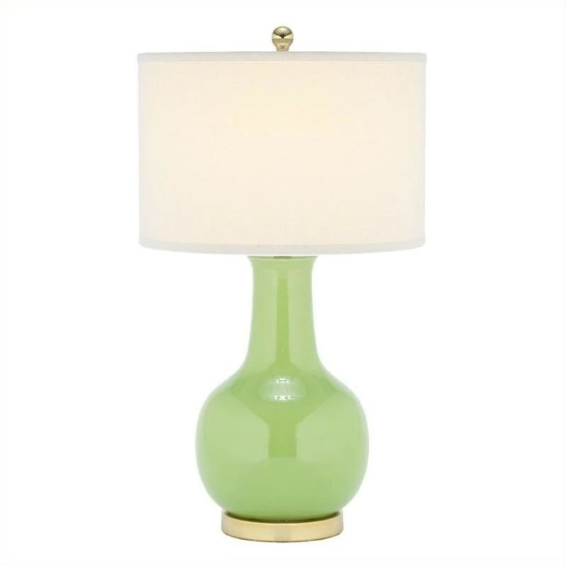 Cheap β Safavieh Judy Ceramic Green Lamp With White Shade π 3 Cheap β Safavieh Judy Ceramic Green Lamp With White Shade π