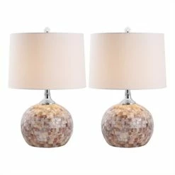 Flash Sale 🧨 Safavieh Nikki Shell Table Lamp In Shell (Set Of 2) 🔥