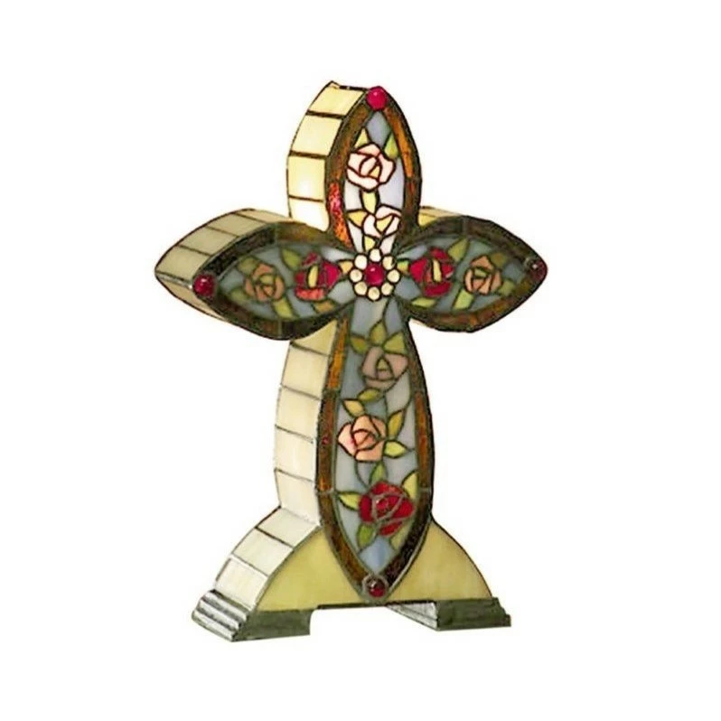 Buy ๐ Dale Tiffany Flora Tiffany Cross Accent Lamp ๐