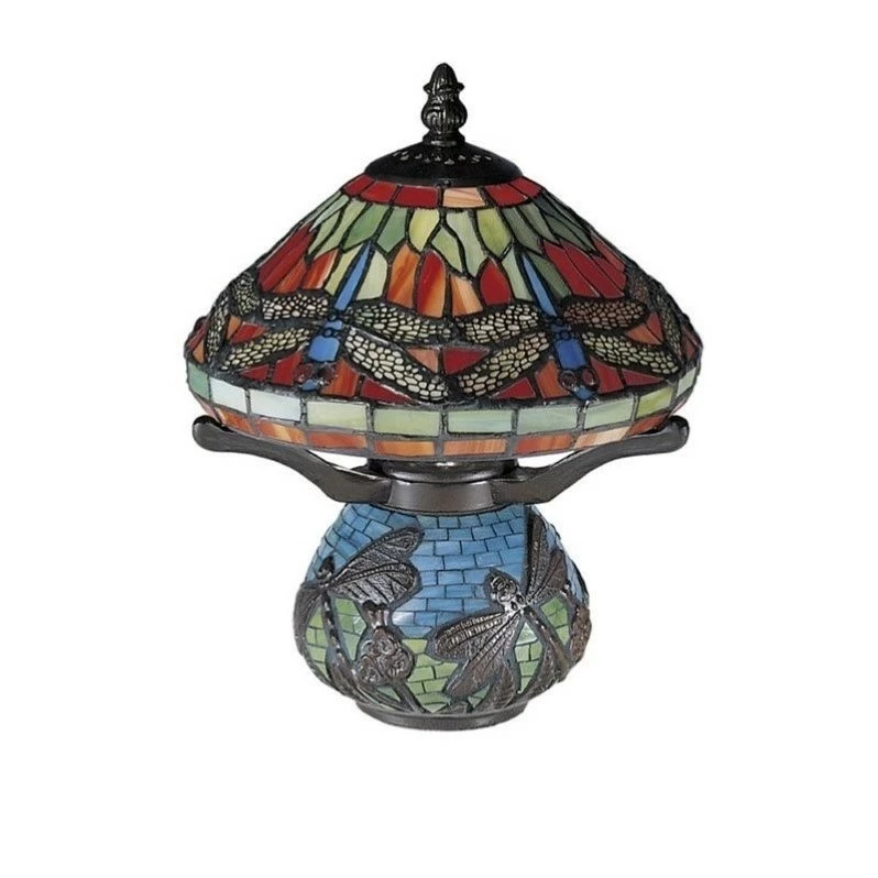 Best deal 🥰 Dale Tiffany Red Dragonfly Tiffany Accent Lamp ❤️