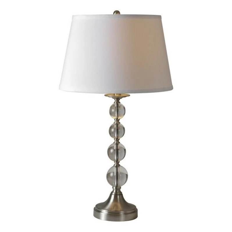 Budget ๐คฉ Renwil Venezia Table Lamps In Satin Nickel (Set Of 2) ๐ฅ