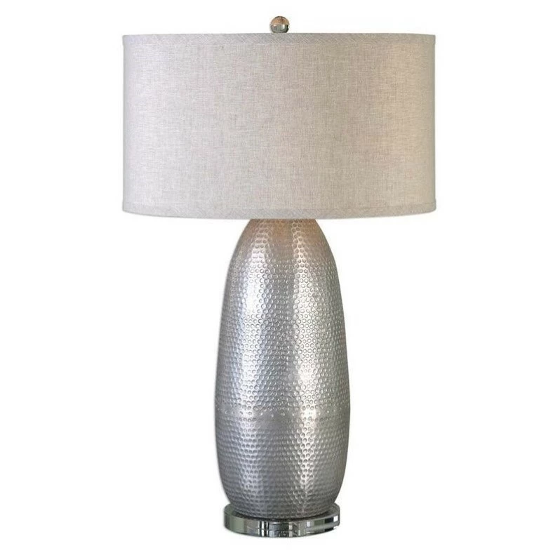 Hot Sale โ Uttermost Tartaro Industrial Silver Table Lamp ๐