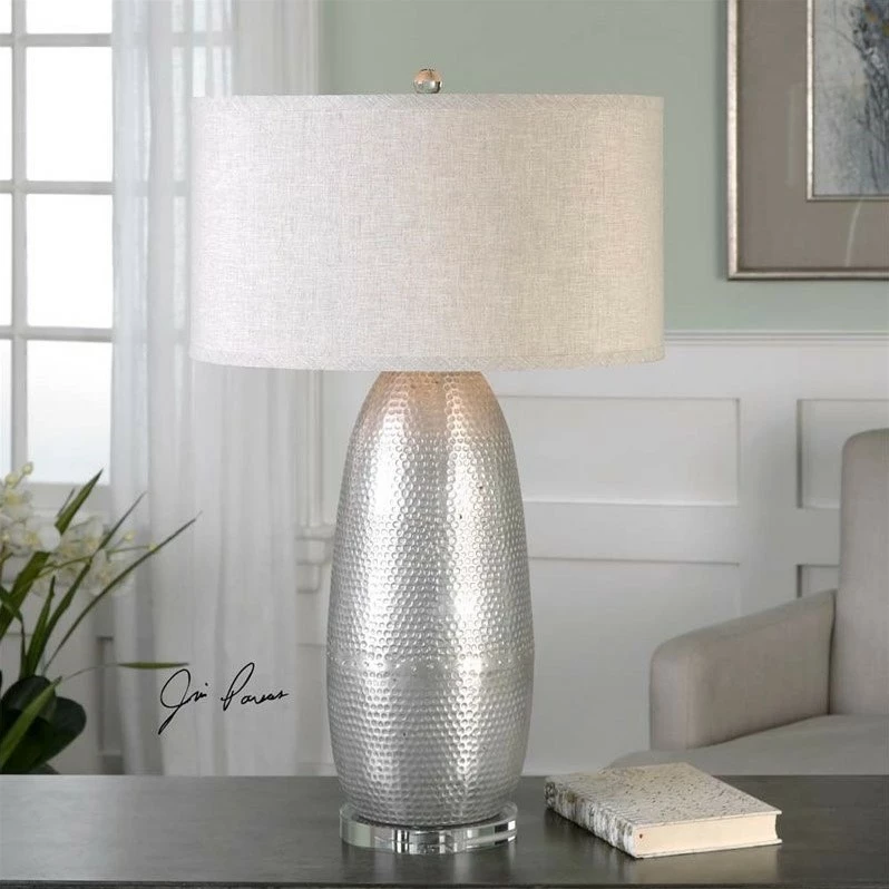 Hot Sale โ Uttermost Tartaro Industrial Silver Table Lamp ๐ - Image 2