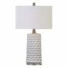 New ✔️ Uttermost Sesia White Honeycomb Table Lamp ✔️