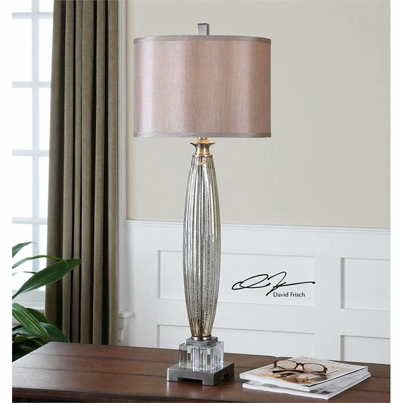 Best deal ๐ Uttermost Loredo Mercury Glass Table Lamp ๐ - Image 2